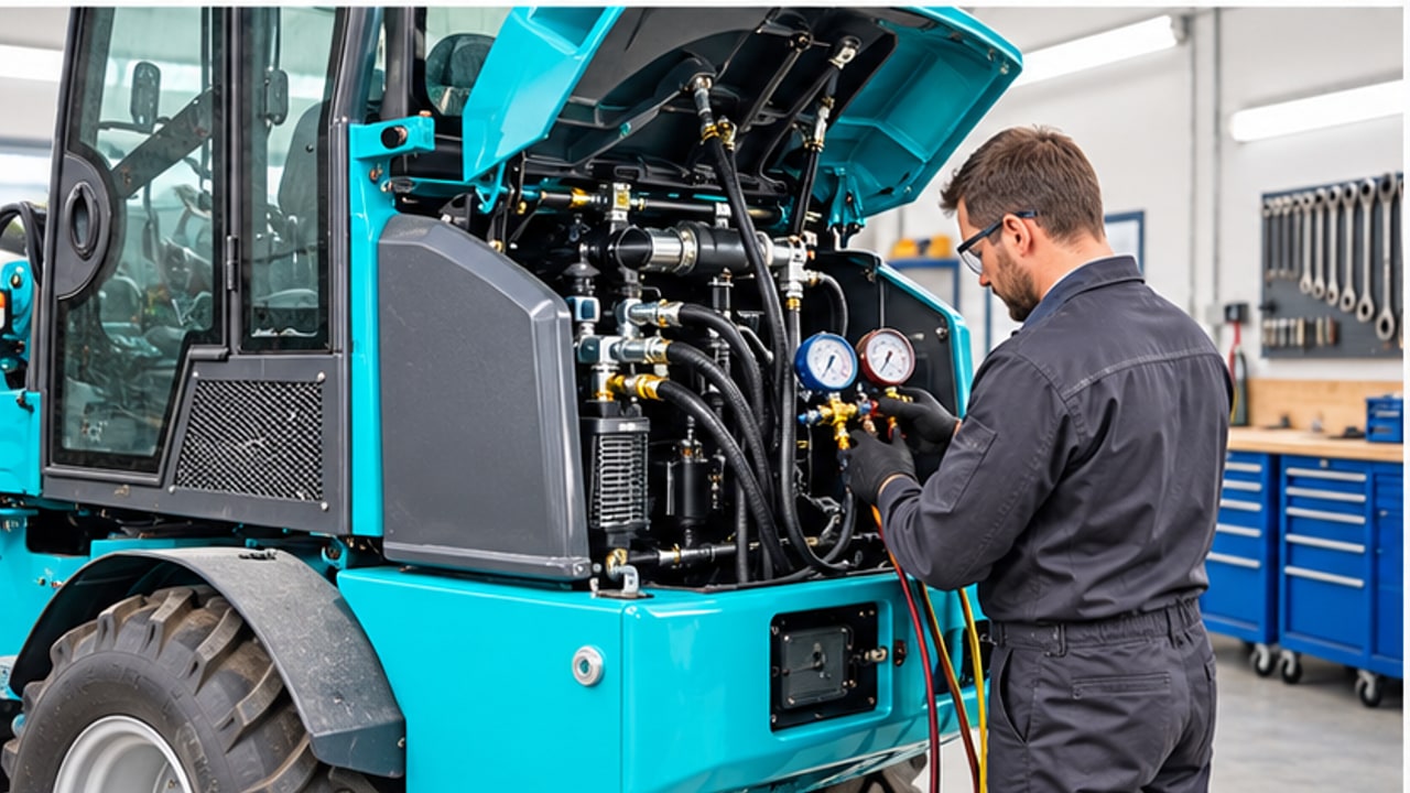 Why Does a Euro-Style Compact Loader Hesitate After the Hydrostatic Oil Gets Hot? - Euro-style loader 3