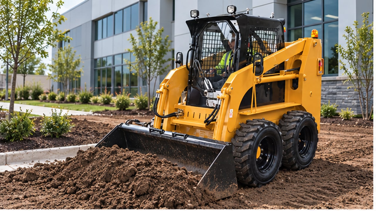 How Can a Skid Steer Loader Maintain Traction on Rutted and Soft Ground? - skid steer loader 1