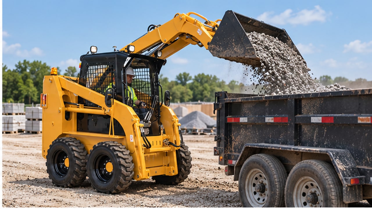 How Can a Skid Steer Loader Maintain Traction on Rutted and Soft Ground? - skid steer loader 2