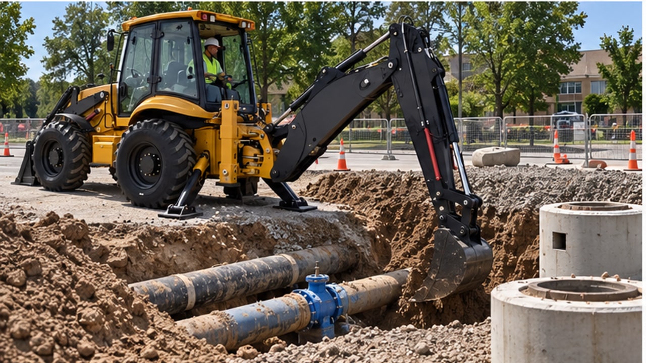 How Do You Stop Backhoe Loader Outriggers from Sinking During Trench Work? - backhoe loader 3