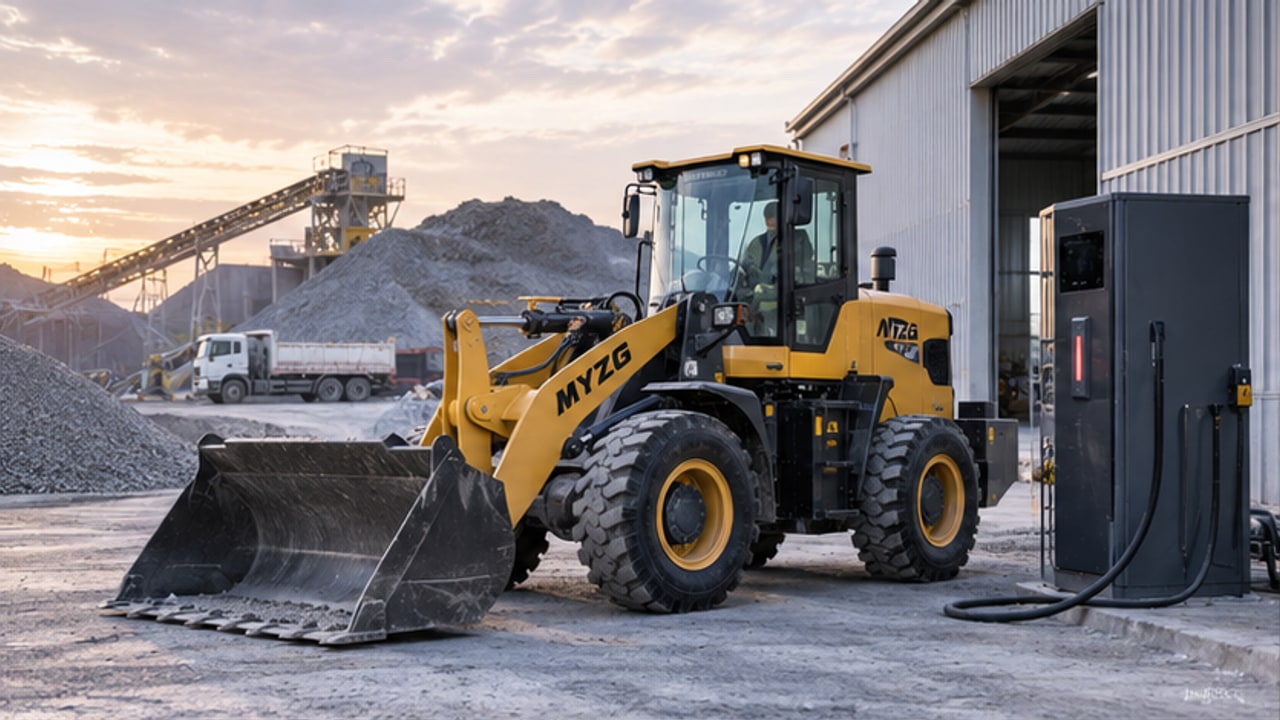 Electric Wheel Loader Case: Charger Handshake Failure at a Construction Depot - electric wheel loader 1