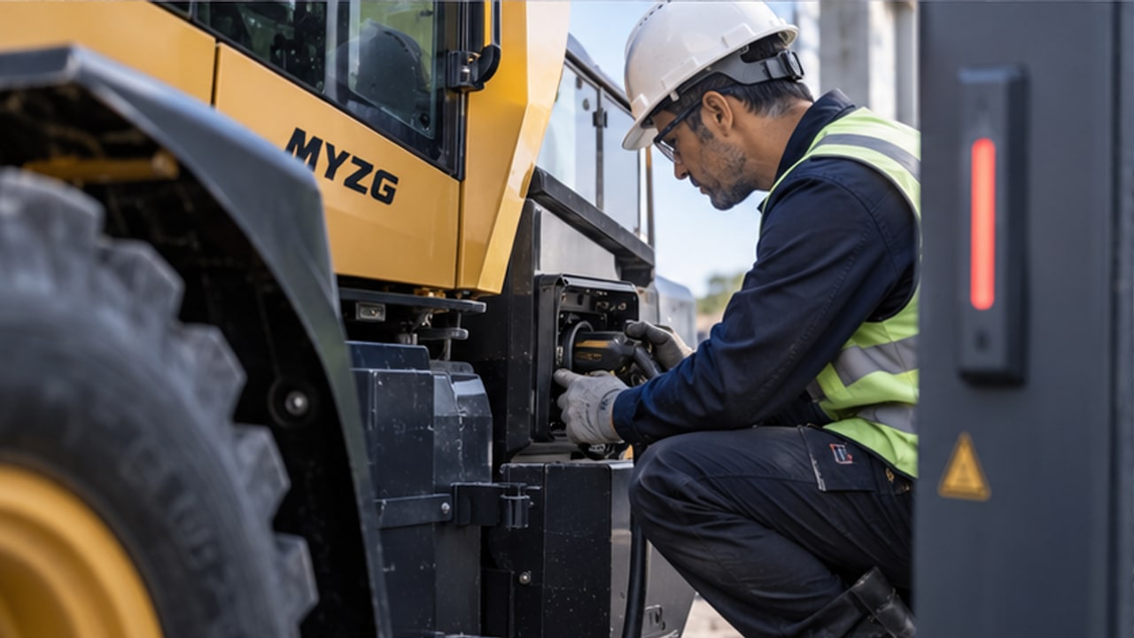 Electric Wheel Loader Case: Charger Handshake Failure at a Construction Depot - electric wheel loader 3