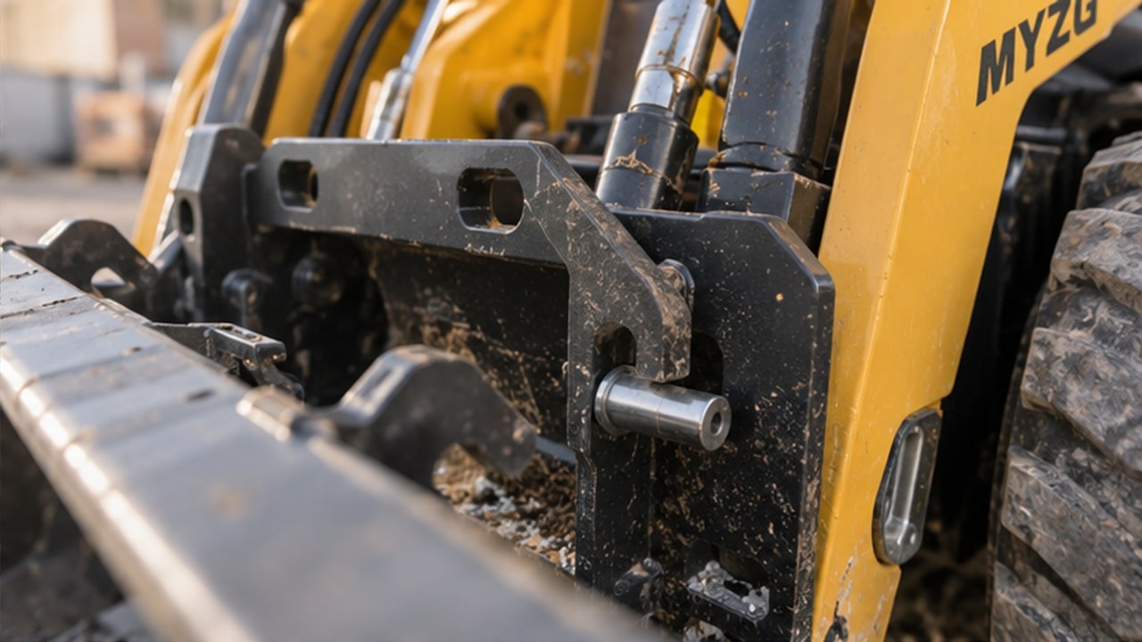 Why Will Skid Steer Attachment Locking Pins Not Fully Engage? - skid steer loader 2