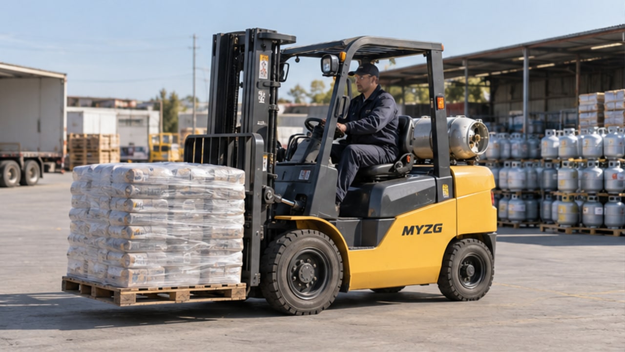 Why Does an LPG Forklift Idle Roughly or Stall After a Cylinder Change? - LPG forklift 1