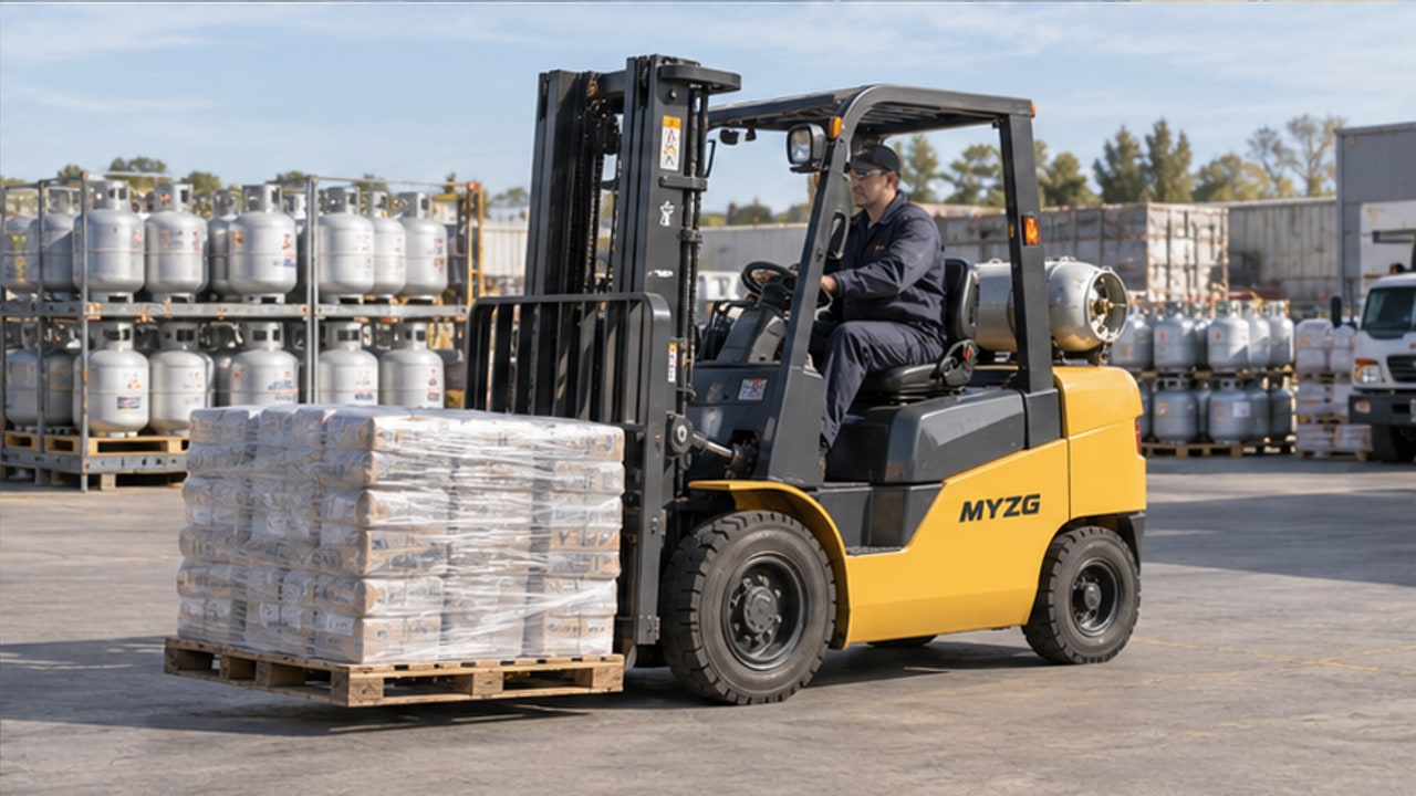 Why Does an LPG Forklift Idle Roughly or Stall After a Cylinder Change? - LPG forklift 4