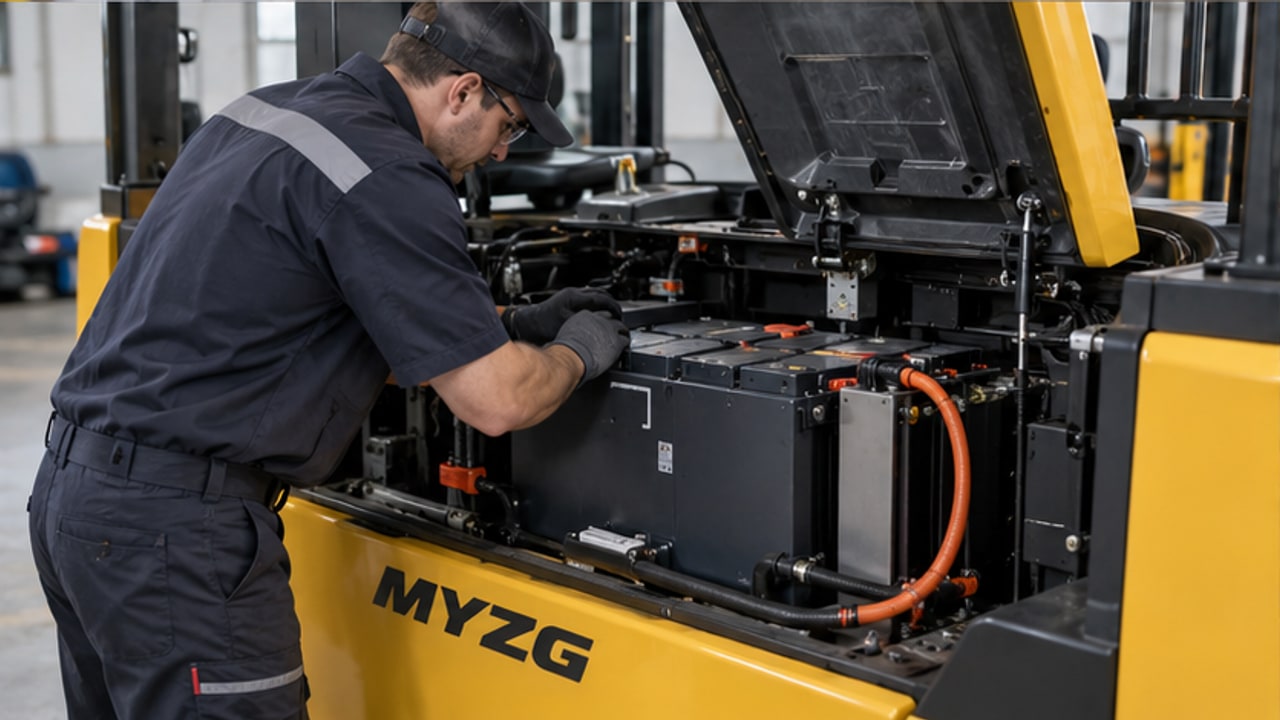 Why Does a Lithium Forklift Battery Display Suddenly Drop During a Shift? - lithium forklift 3