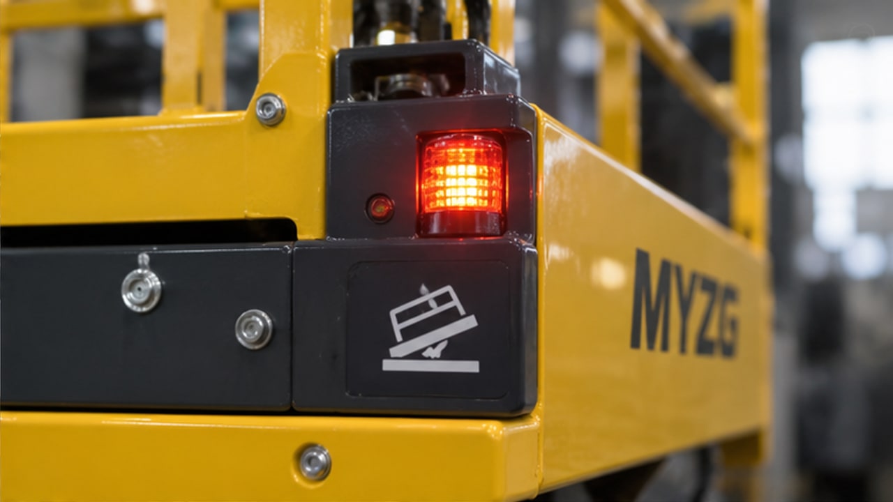 Why Does a Scissor Lift Tilt Alarm Activate on a Slightly Sloped Factory Floor? - aerial lift 2