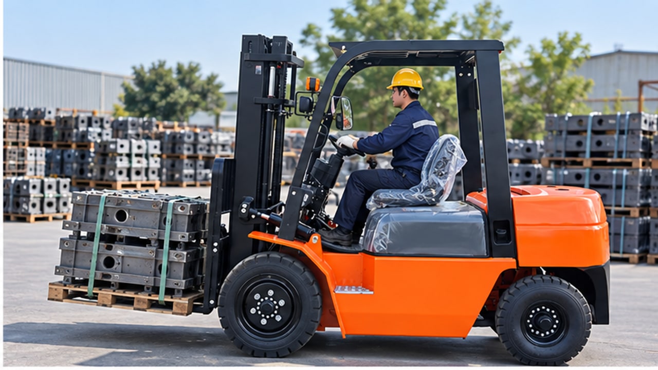 Why Does a Diesel Forklift Creep in Neutral After the Transmission Warms Up? - diesel forklift 2