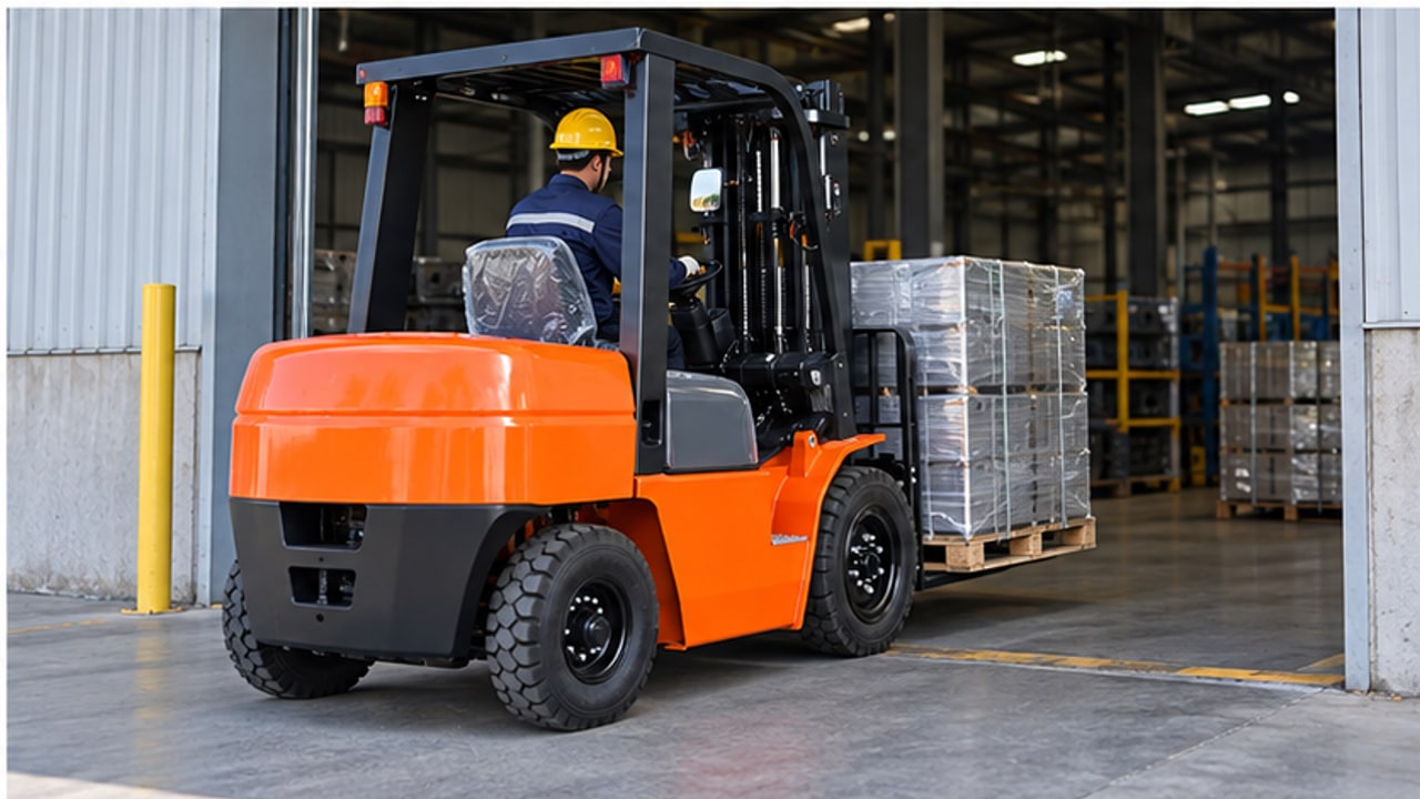 Why Does a Diesel Forklift Creep in Neutral After the Transmission Warms Up? - diesel forklift 4