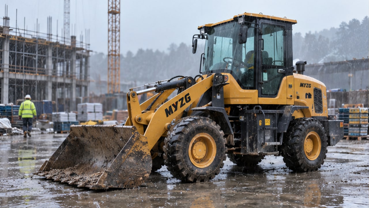 Electric Wheel Loader Case: BMS Insulation Fault After Heavy Rain - electric wheel loader 1