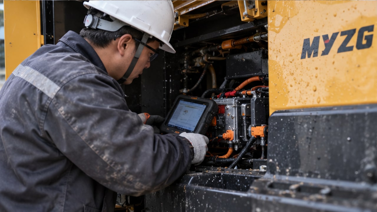 Electric Wheel Loader Case: BMS Insulation Fault After Heavy Rain - electric wheel loader 3