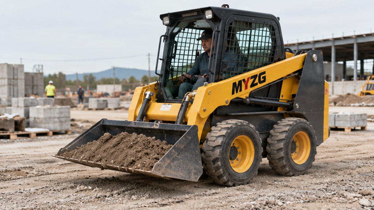 Why Does a Skid Steer Creep Forward with the Controls in Neutral? - skid steer loader 1