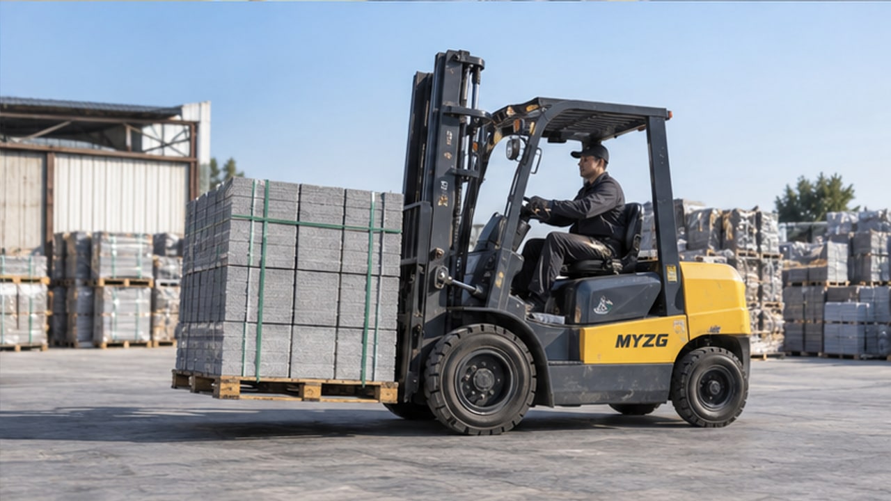 Diesel Forklift Case: Black Smoke During Acceleration with a Heavy Pallet - diesel forklift 4