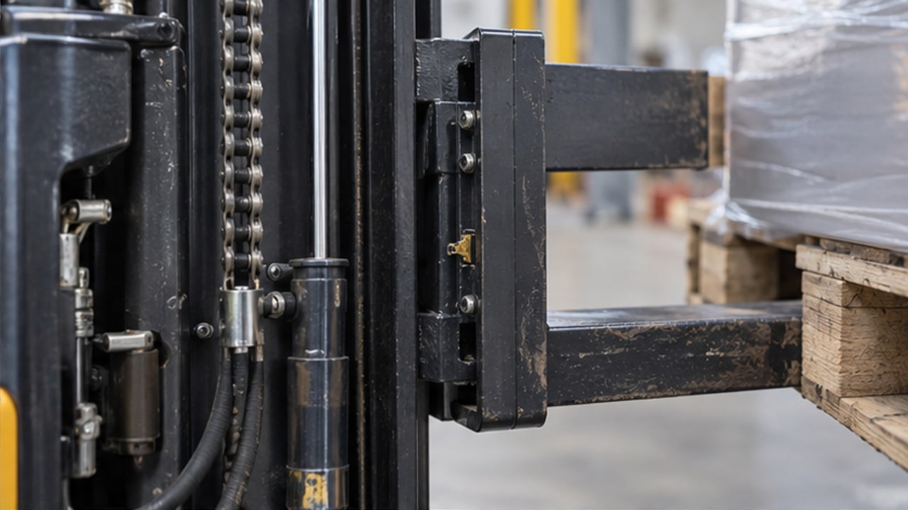 Electric Pallet Stacker Case: Fork Carriage Lowers Unevenly with a Pallet - electric pallet stacker 2