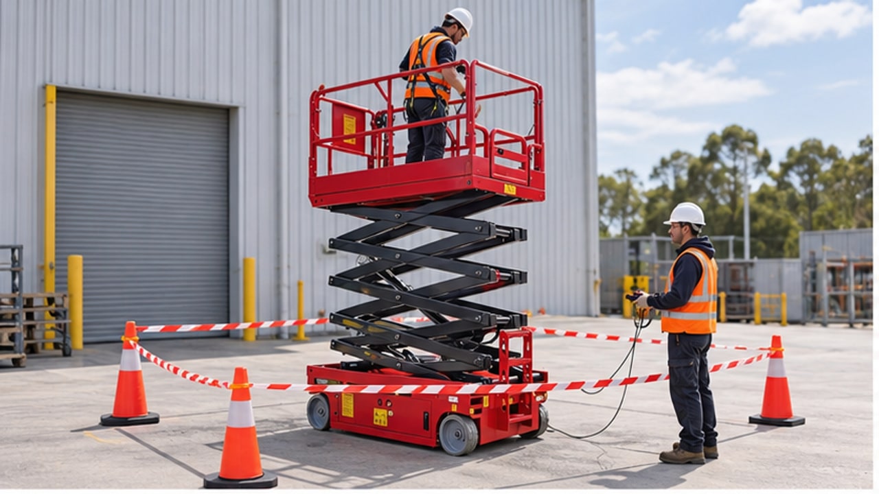 How Should Buyers Test Emergency Lowering on an Electric Scissor Lift? - aerial lift 1