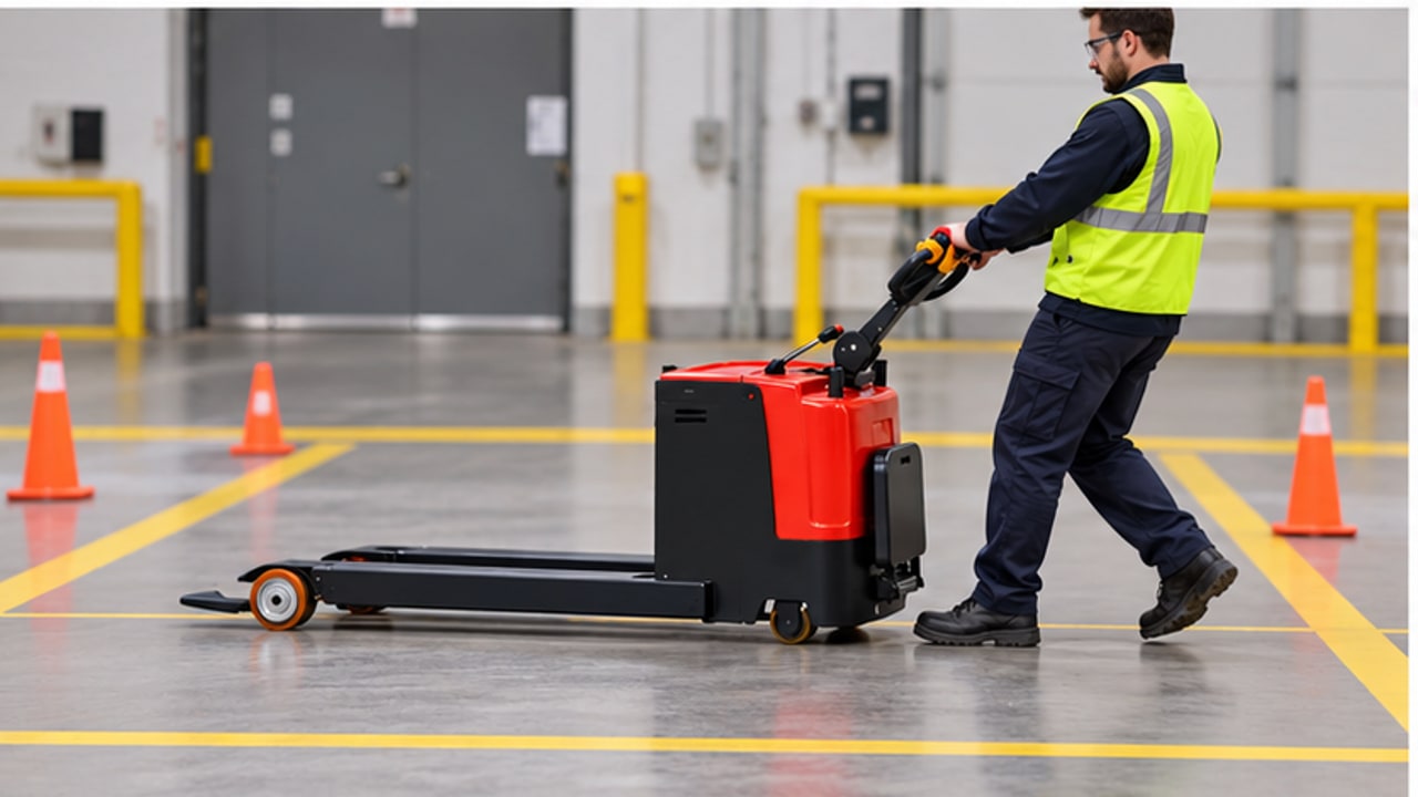 Why Do Electric Pallet Truck Load Wheels Wear Out Early? A Debris Inspection Case - electric pallet truck 3