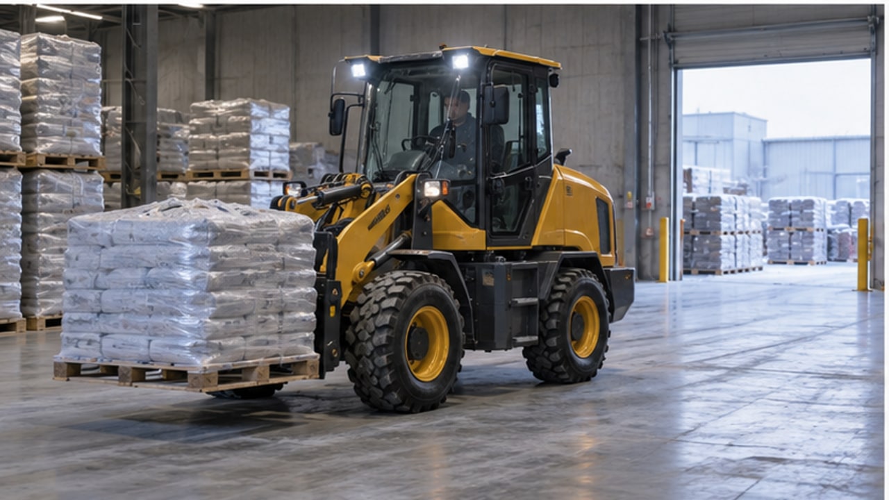 Electric Wheel Loader Case: Reduced Travel Power with a Cold Battery - electric wheel loader 3