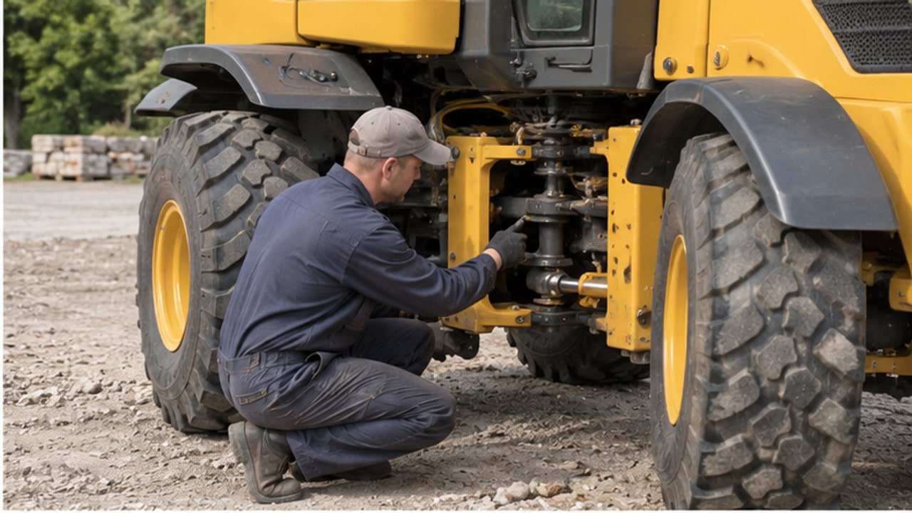 Why Does a Euro-Style Loader Rear Axle Knock on Rough Paving? - Euro-style loader 2