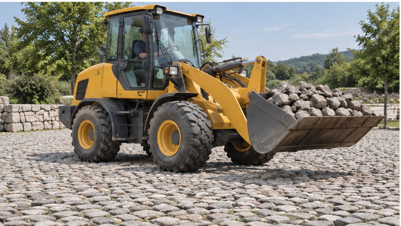 Why Does a Euro-Style Loader Rear Axle Knock on Rough Paving? - Euro-style loader 3