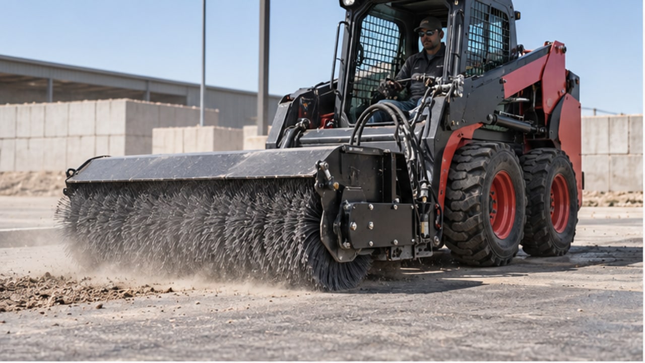 Why Does Skid Steer Auxiliary Hydraulic Flow Slow Down as Oil Warms? - skid steer loader 1
