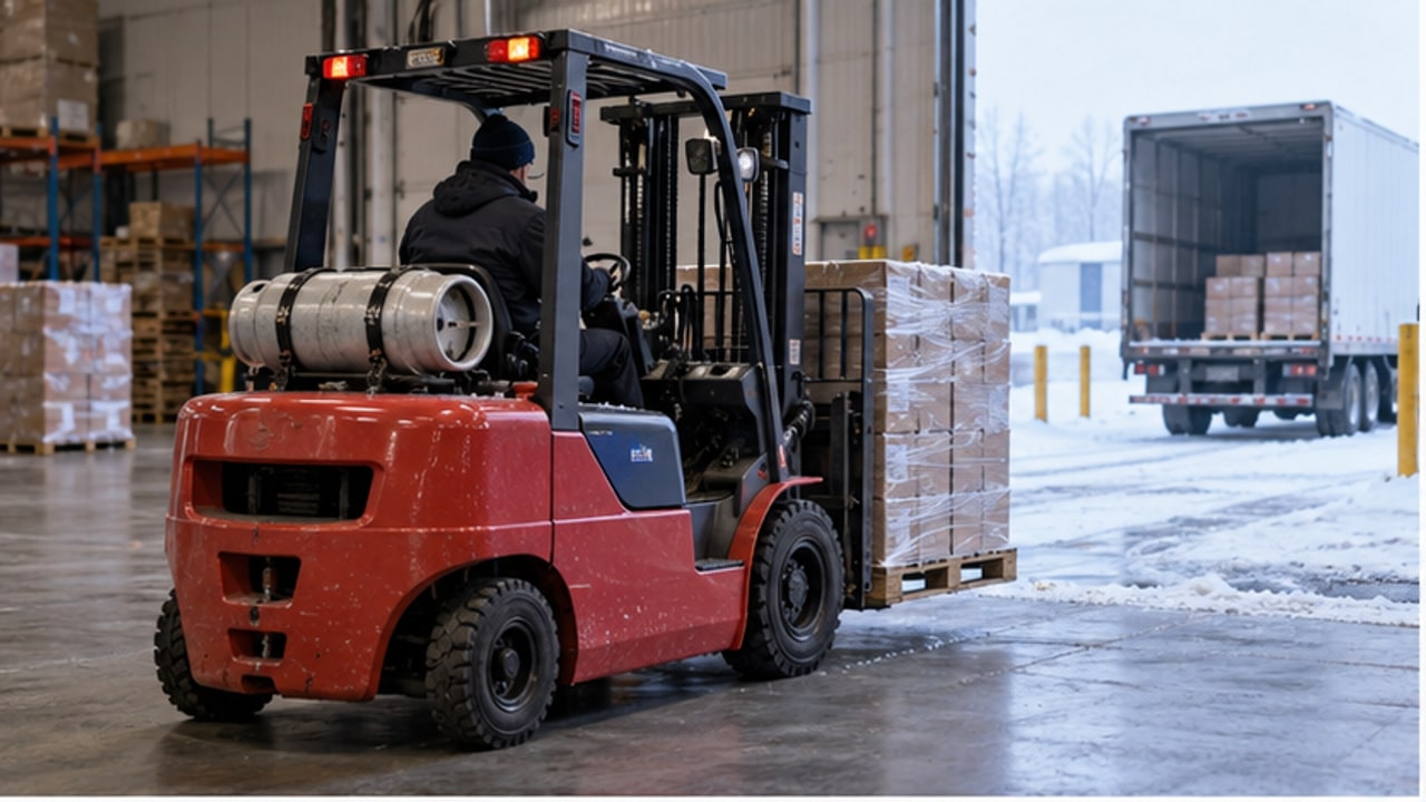 Why Does an LPG Forklift Regulator Ice Up During a Long Cold Shift? - LPG forklift 1