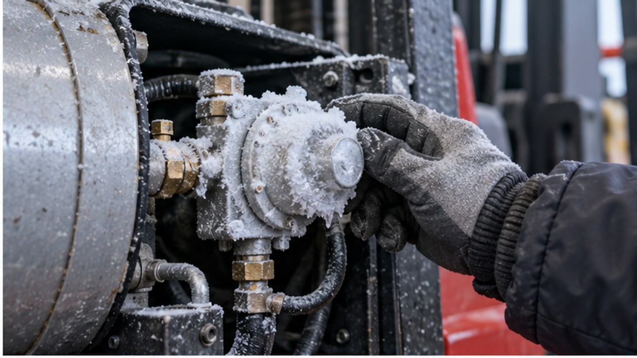 Why Does an LPG Forklift Regulator Ice Up During a Long Cold Shift? - LPG forklift 2