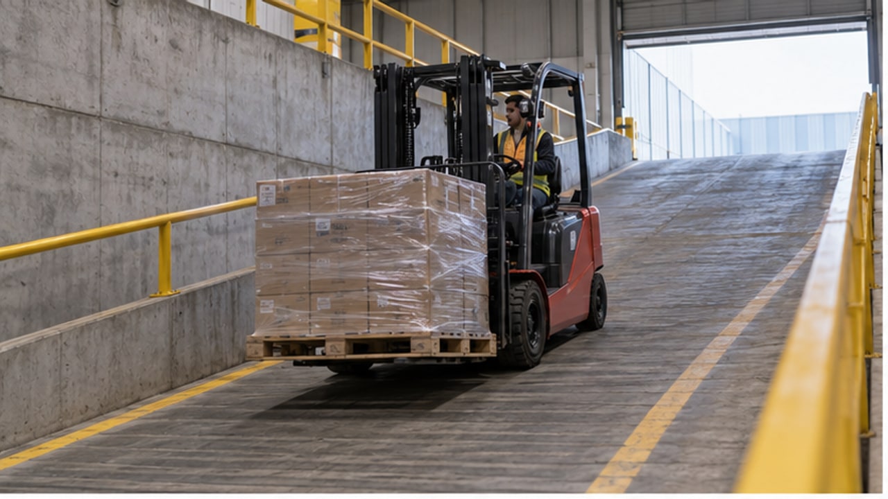 Why Does Lithium Forklift Regenerative Braking Feel Uneven on a Ramp? - lithium forklift 1