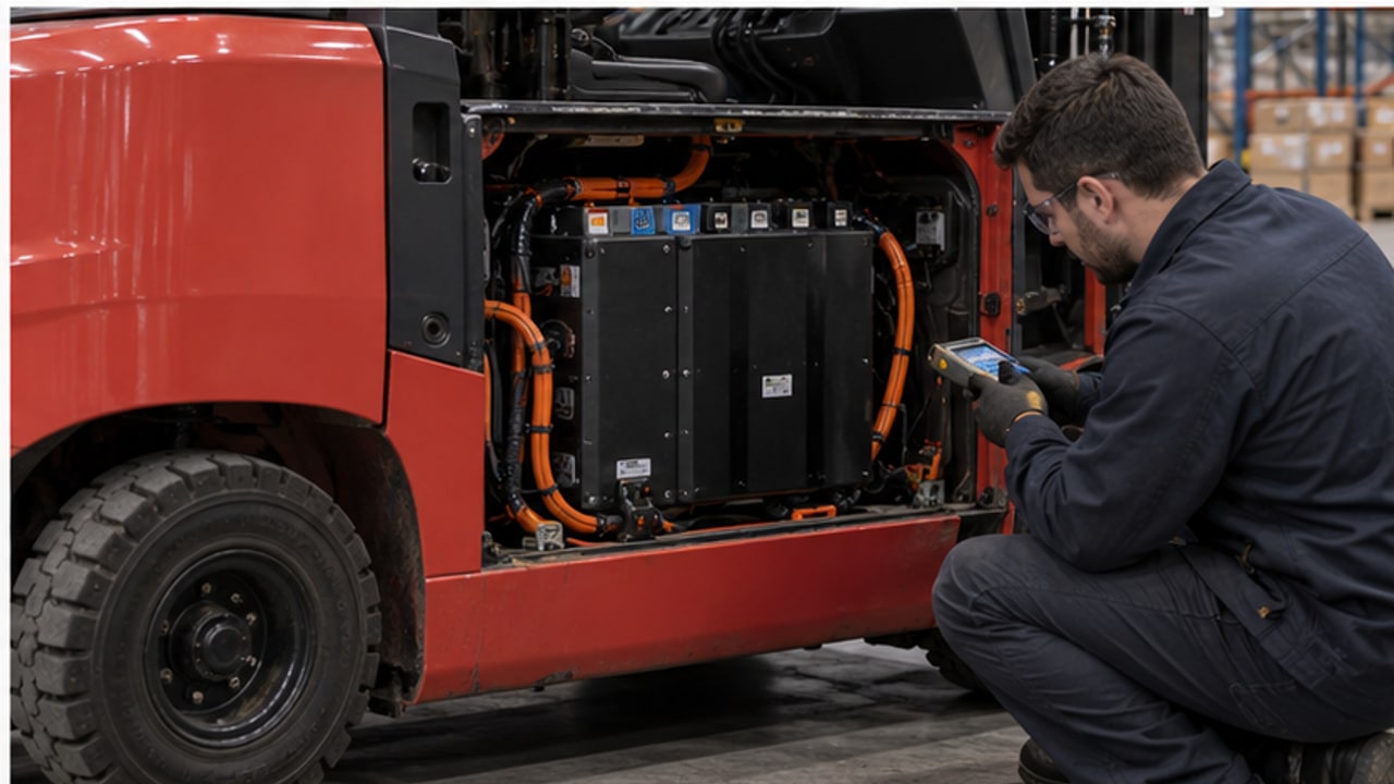 Why Does Lithium Forklift Regenerative Braking Feel Uneven on a Ramp? - lithium forklift 4
