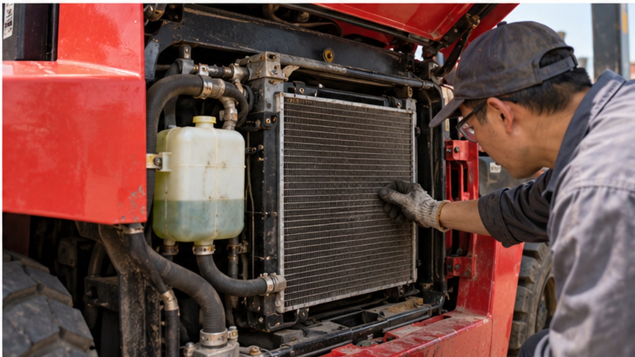 Diesel Forklift Case: Engine Loses Power at High Lift in a Hot Container Yard - diesel forklift 4