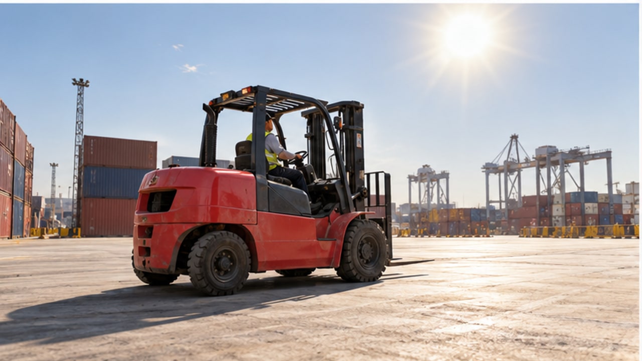 Diesel Forklift Case: Engine Loses Power at High Lift in a Hot Container Yard - diesel forklift 3