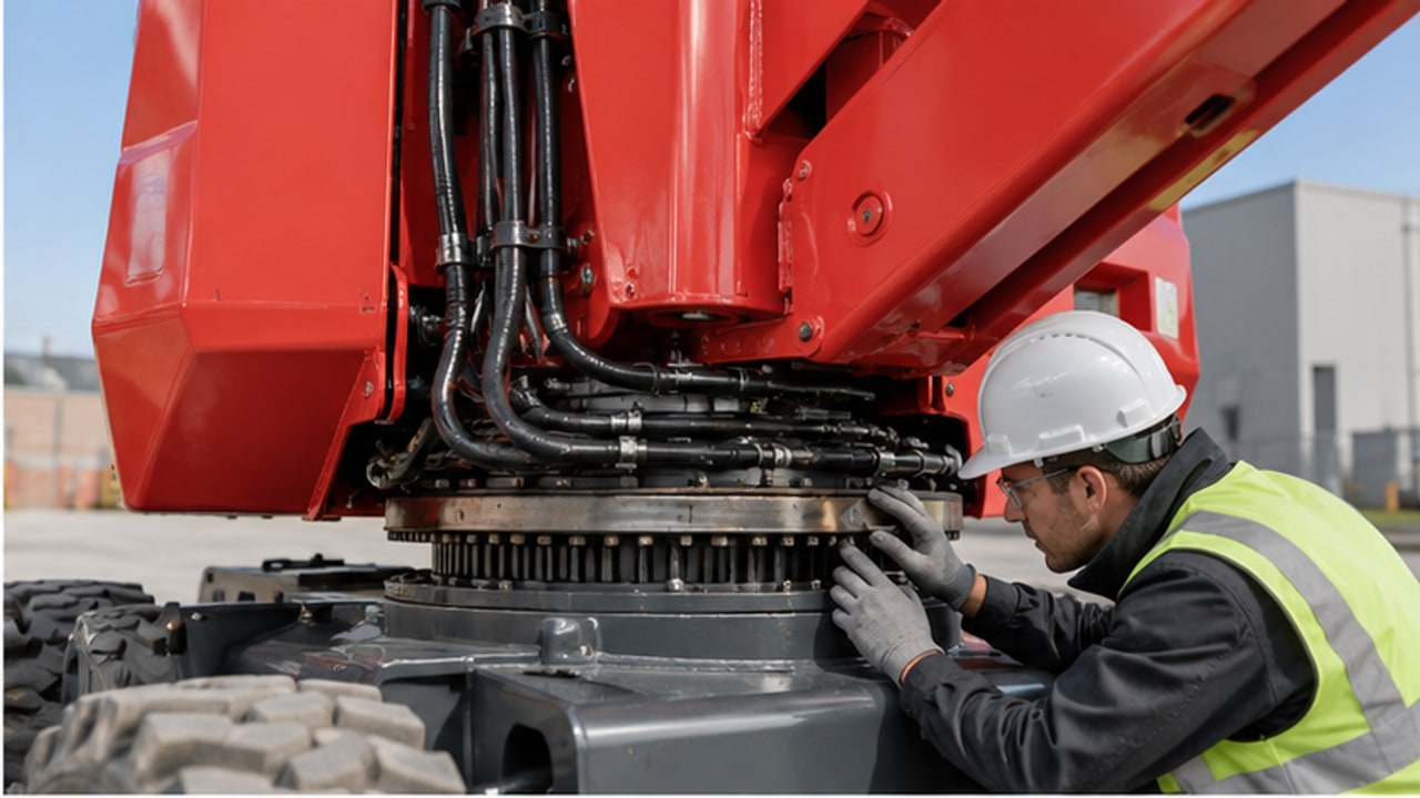 Why Does an Articulating Boom Lift Platform Rotation Stop Intermittently? - aerial lift 2