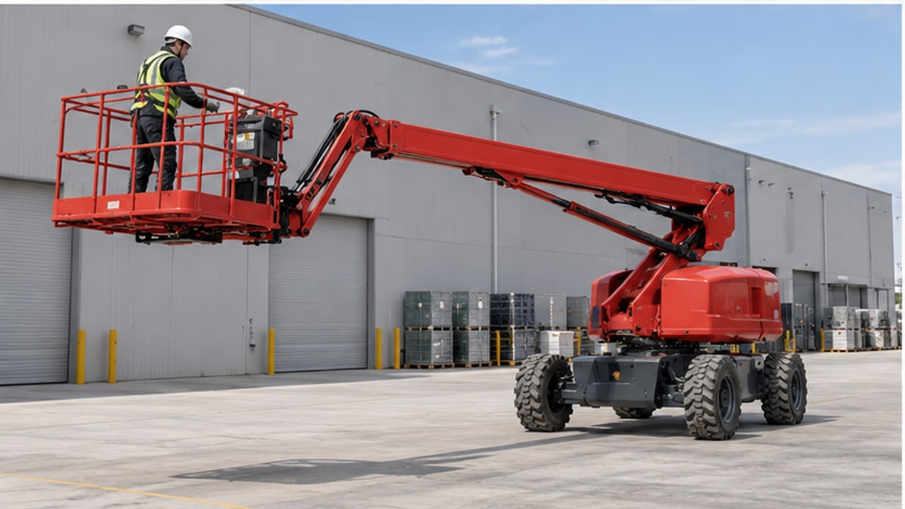 Why Does an Articulating Boom Lift Platform Rotation Stop Intermittently? - aerial lift 3