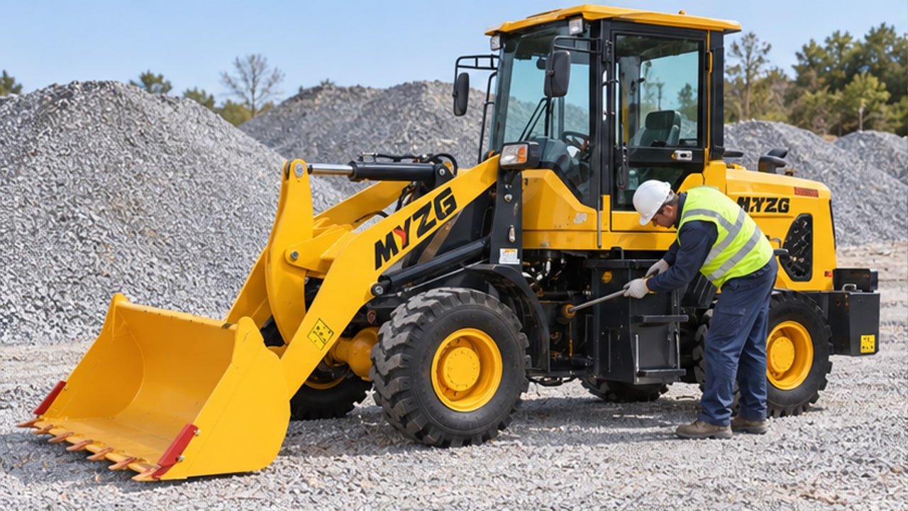 Why Does a Diesel Wheel Loader Wander and Wear Tires? An Articulation Pin Inspection Case - diesel wheel loader 1