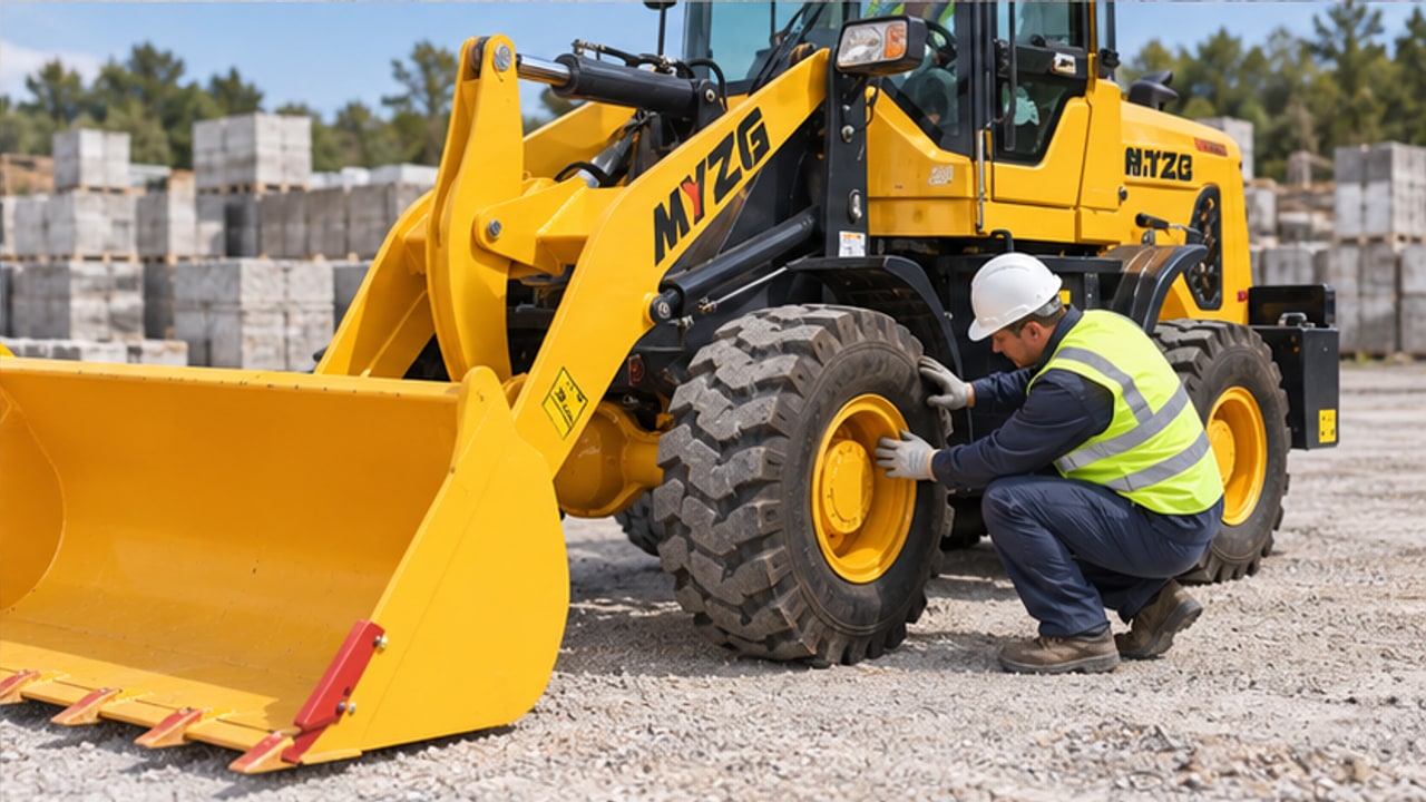 Why Does a Diesel Wheel Loader Wander and Wear Tires? An Articulation Pin Inspection Case - diesel wheel loader 4
