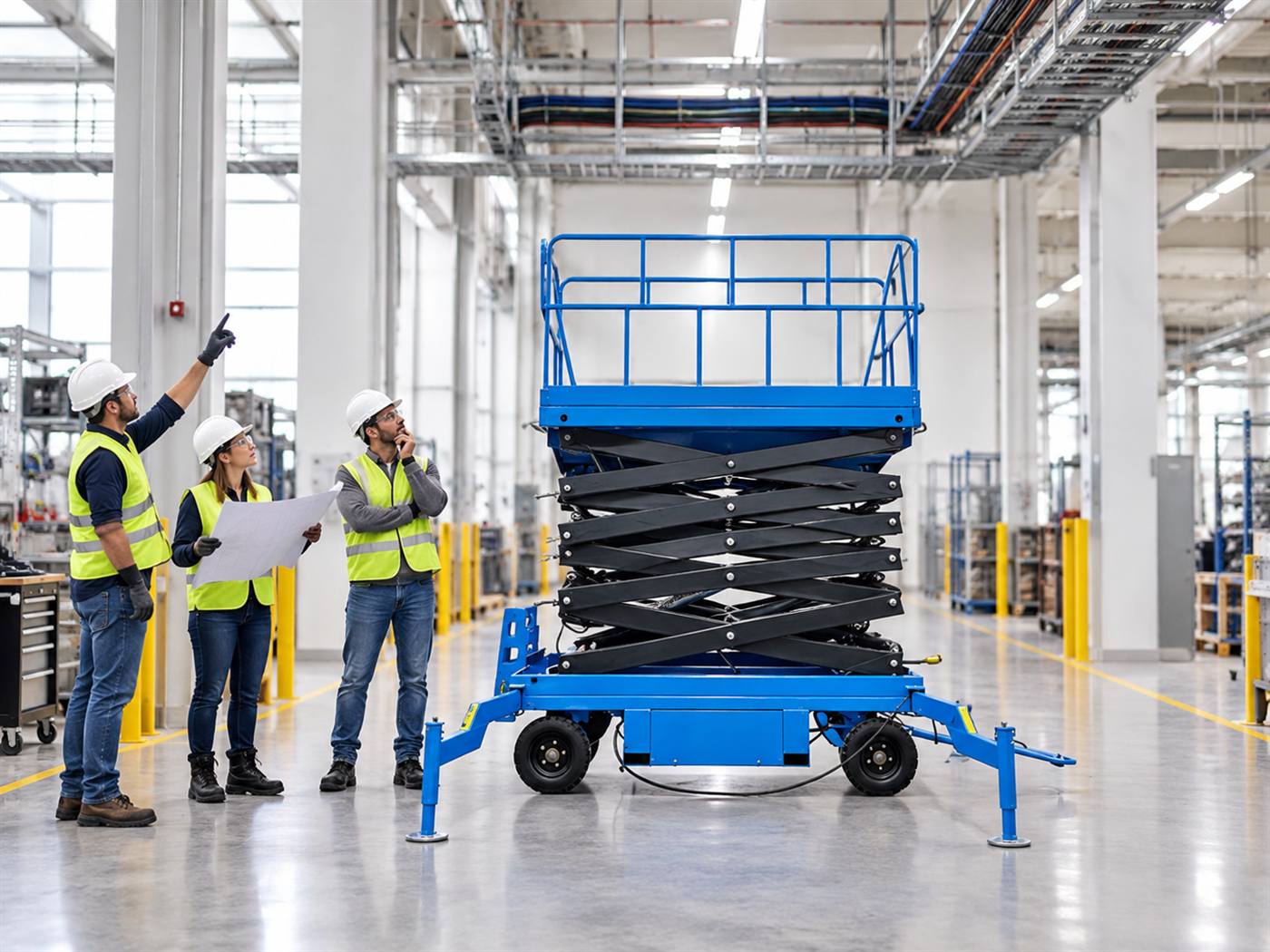 ZGFORKLIFT / MYZG SJY05-12 Electric Mobile Scissor Lift