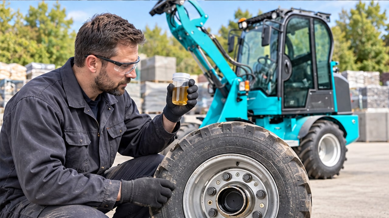 How Should Buyers Check an Axle Seal Leak on a Compact Euro-Style Loader? - Euro-style loader 4