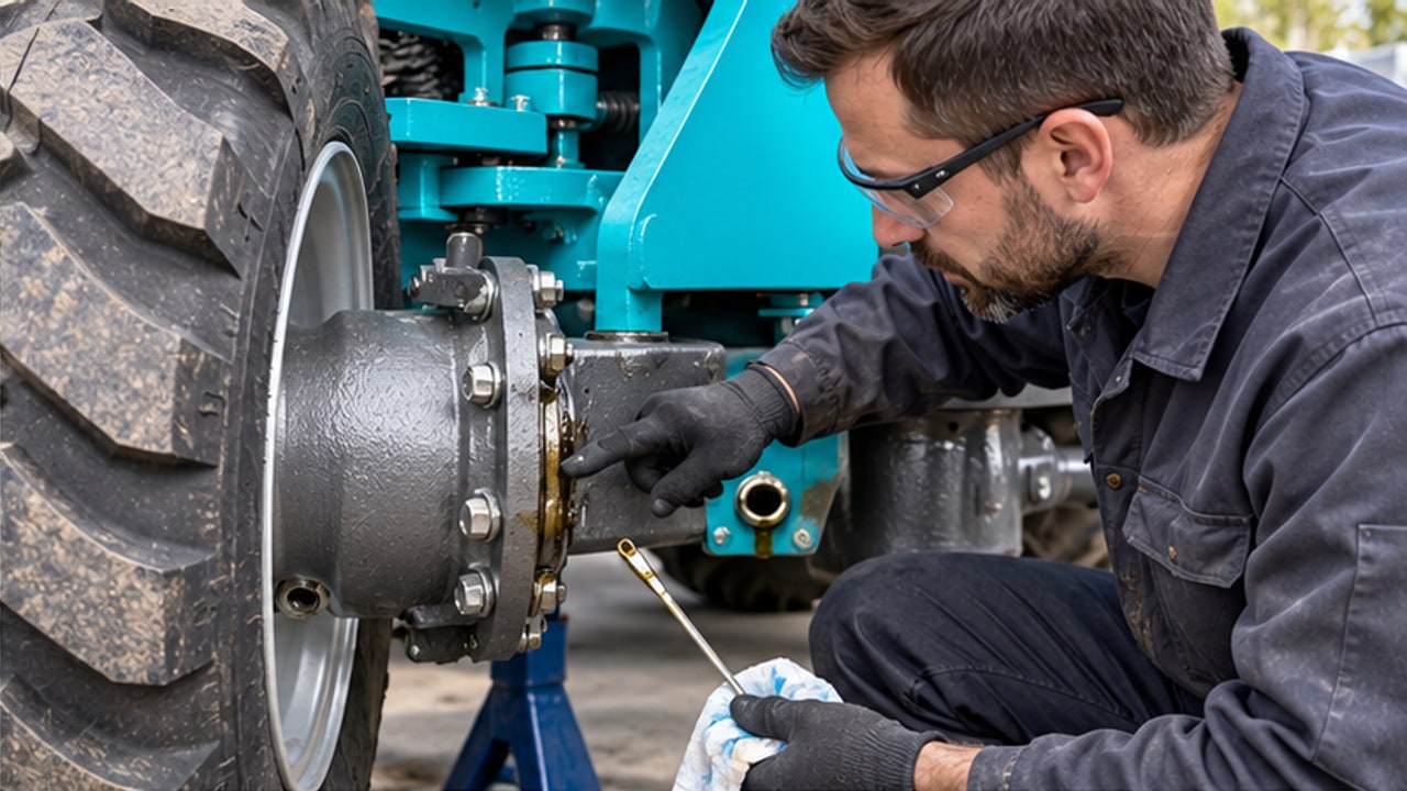 How Should Buyers Check an Axle Seal Leak on a Compact Euro-Style Loader? - Euro-style loader 2