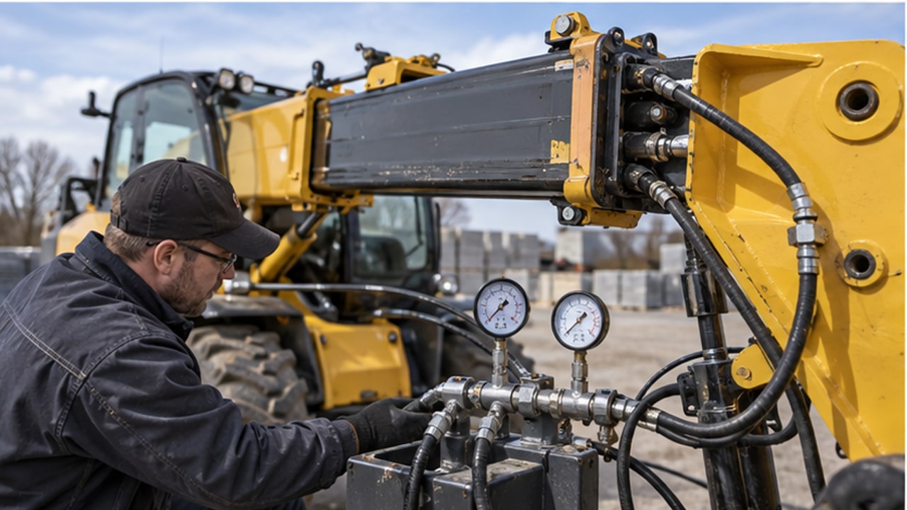 Why Does a Euro-Style Telescopic Loader Boom Jerk Under Load? - Euro-style loader 3