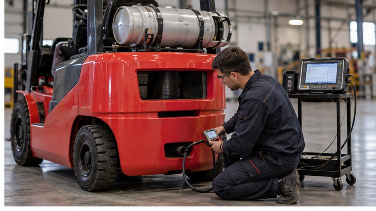 Why Is There LPG Forklift Exhaust Odor Inside the Warehouse? - LPG forklift 2