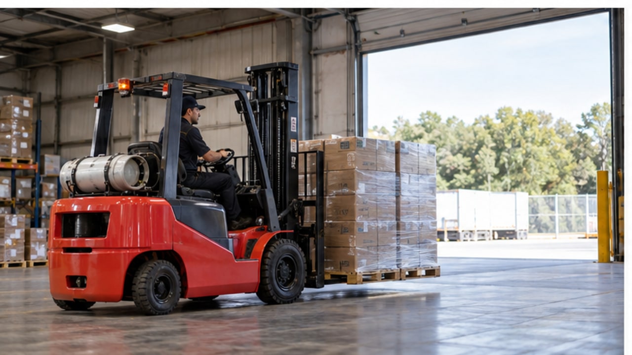 Why Is There LPG Forklift Exhaust Odor Inside the Warehouse? - LPG forklift 3