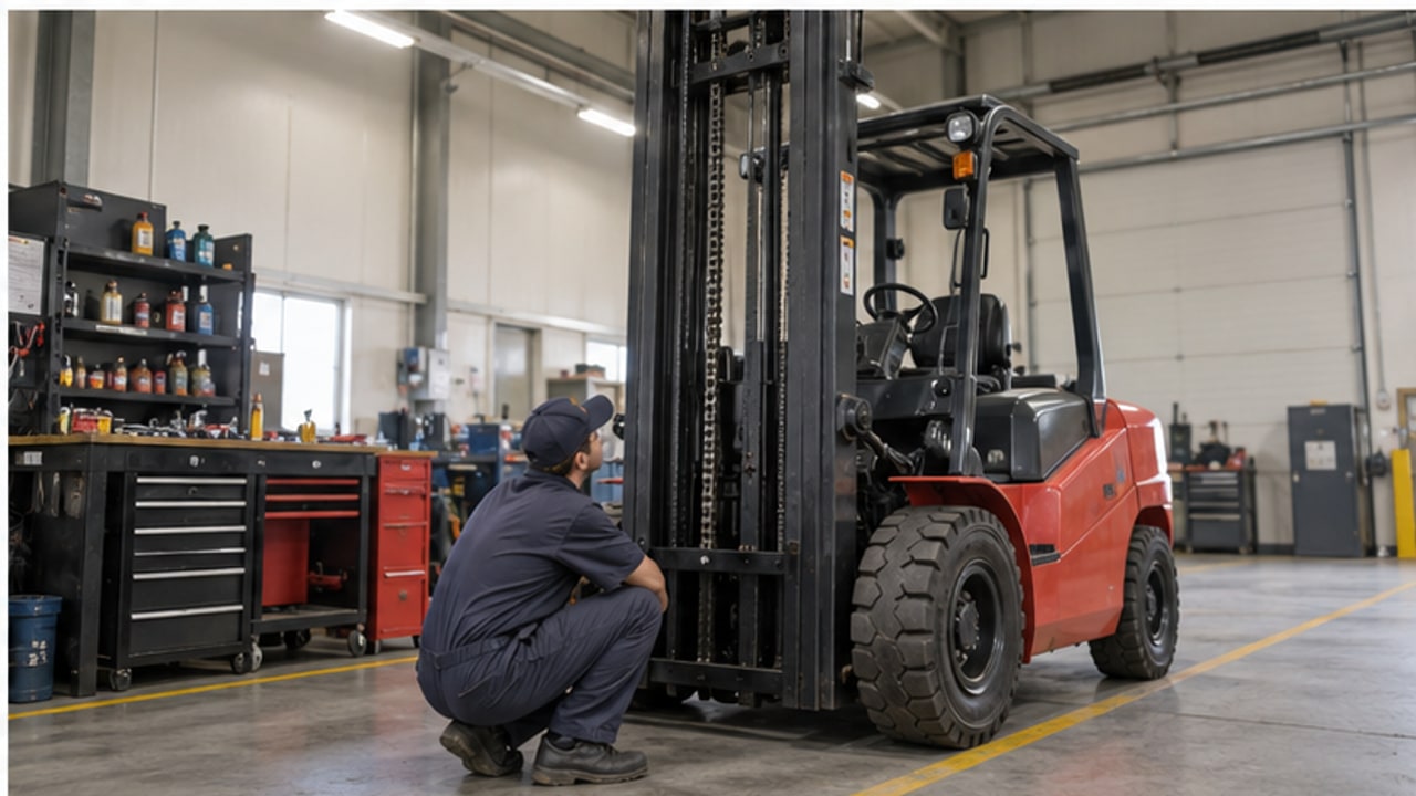 Why Does a Scissor Lift Emergency Lowering Valve Leak Hydraulic Oil? - aerial lift 4
