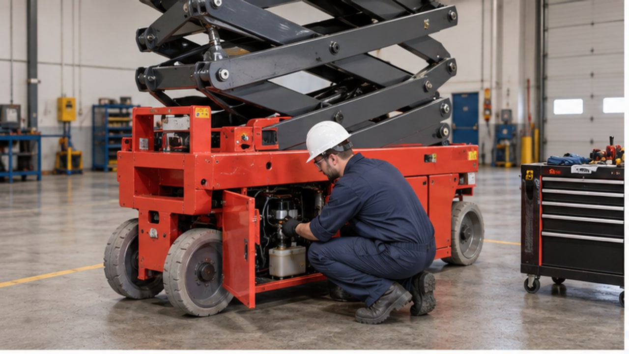 Electric Pallet Stacker Case: Steering Tiller Becomes Stiff After Long Use - electric pallet stacker 1