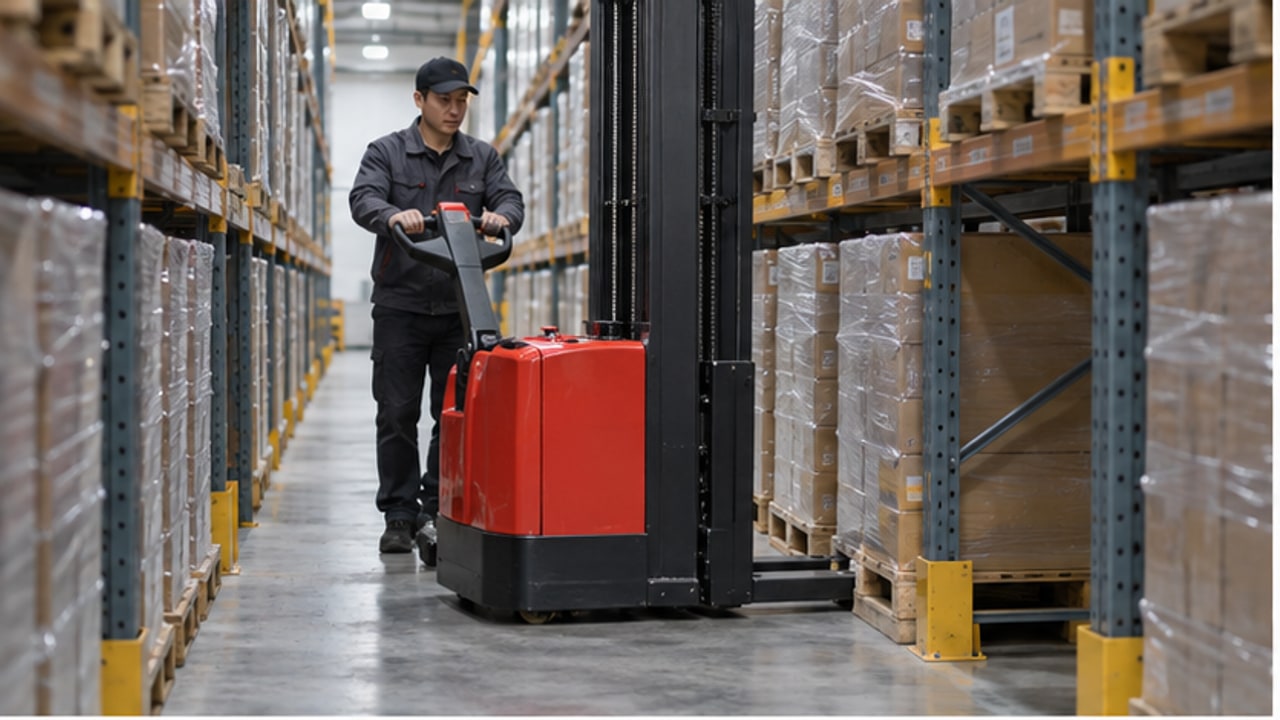 Why Do Electric Pallet Truck Load Wheels Mark an Epoxy Floor? - electric pallet truck 1