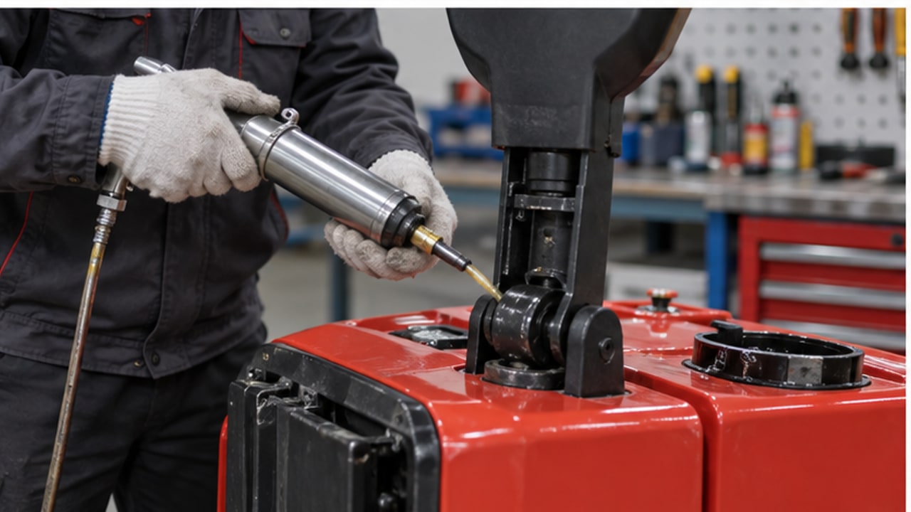 Why Do Electric Pallet Truck Load Wheels Mark an Epoxy Floor? - electric pallet truck 3