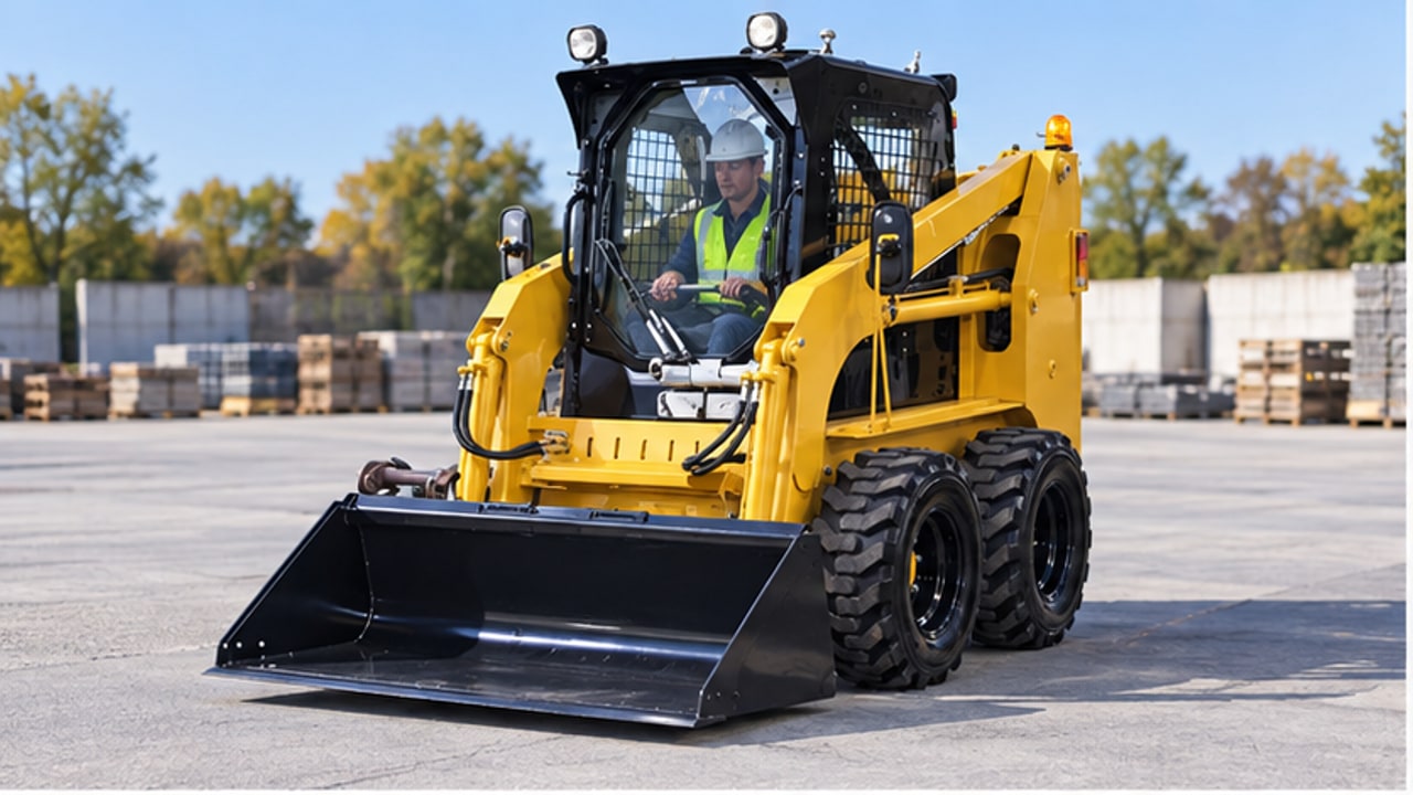 Why Does a Skid Steer Pull to One Side? A Chaincase Oil Inspection Case - skid steer loader 1