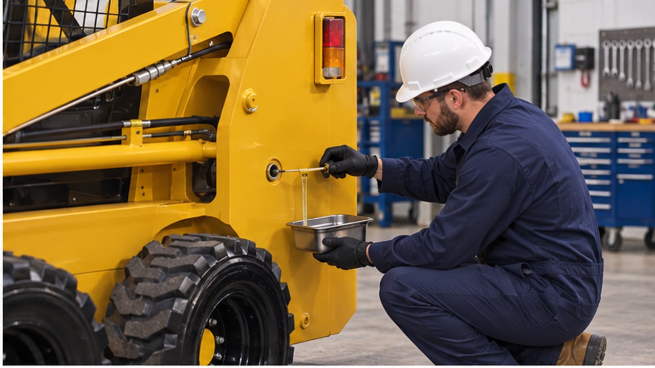 Why Does a Skid Steer Pull to One Side? A Chaincase Oil Inspection Case - skid steer loader 2