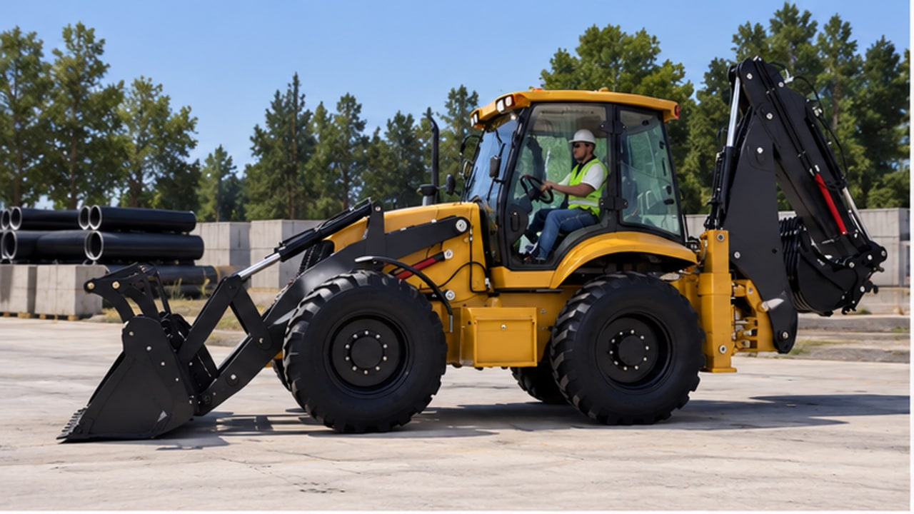 How Can Buyers Detect Front Kingpin Wear on a Backhoe Loader? - backhoe loader 1