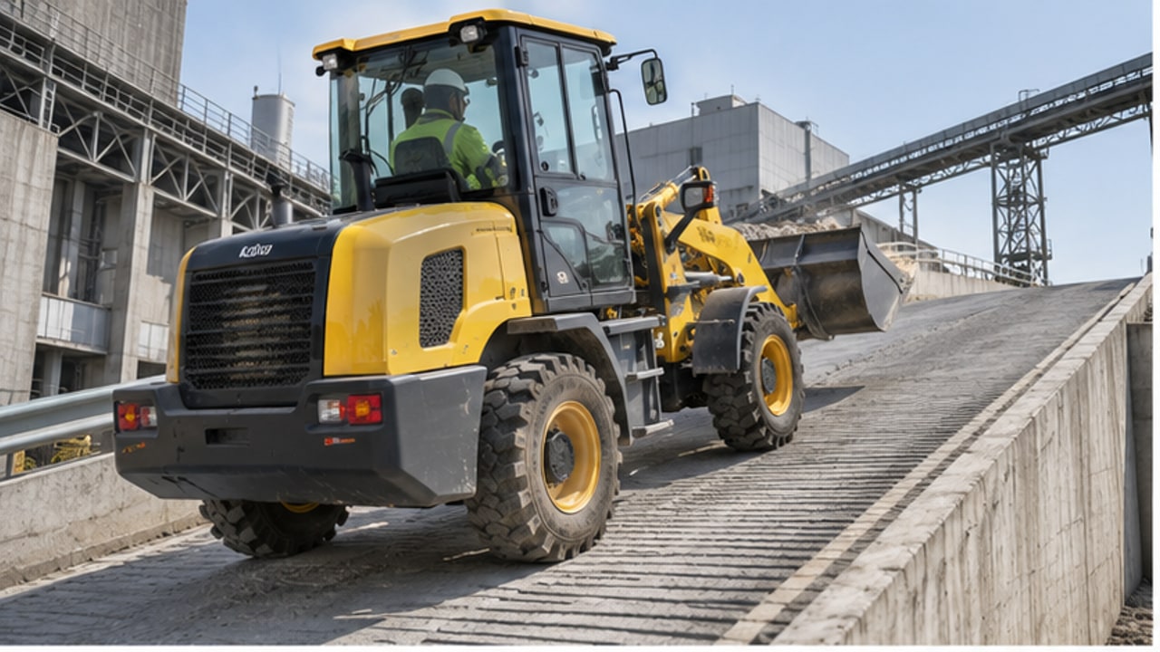 Electric Wheel Loader Case: Drive Motor Temperature Rises on Ramps - electric wheel loader 1