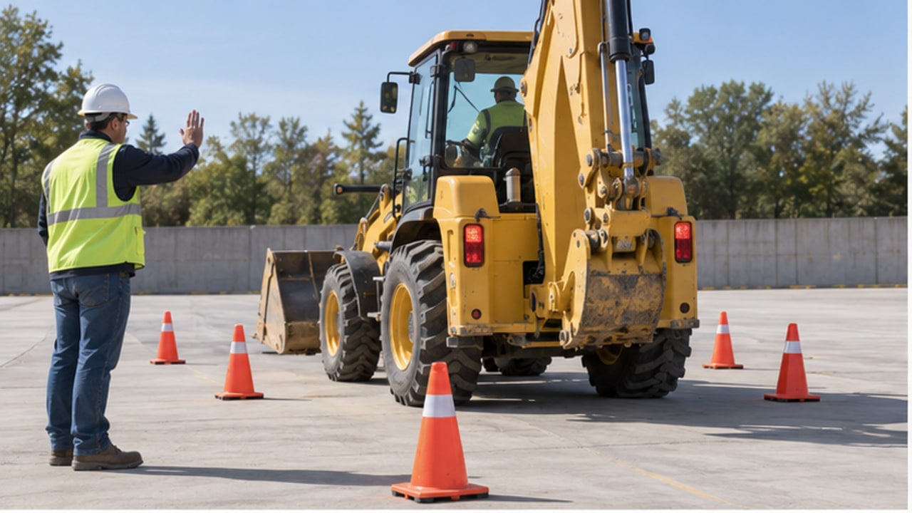 Backhoe Loader Case: Reverse Alarm Works Intermittently - backhoe loader 1