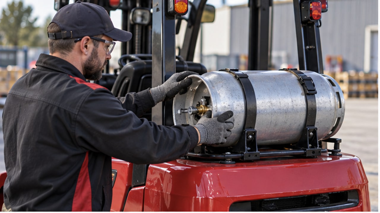 Why Does an LPG Forklift Fuel Gauge Read Empty After Cylinder Replacement? - LPG forklift 1